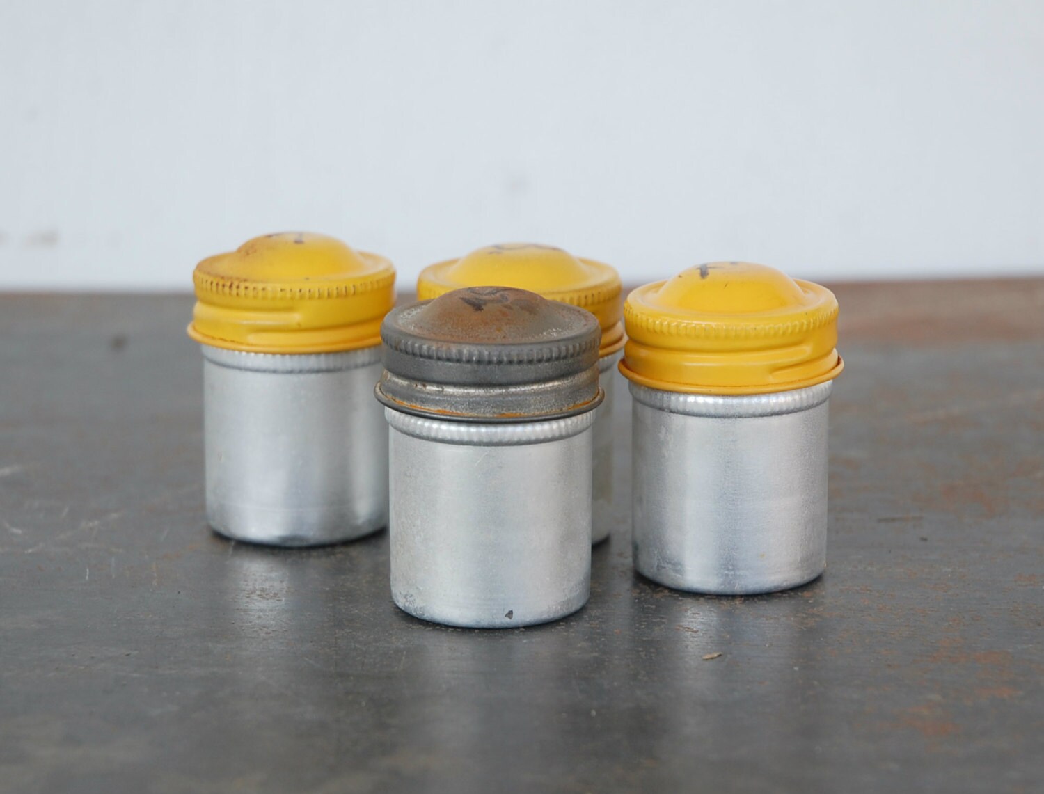 Vintage Film Canisters Set of 4