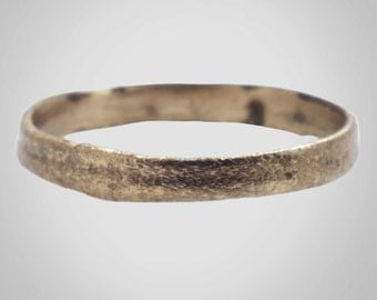Authentic Ancient Viking wedding Ring Band C.866-1067A.D. Size 9 1/2 (19.6mm)(Brr449)