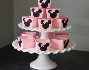 Minnie Mouse Candy Cups, Minnie Mouse Favors, Minnie Mouse Birthday, Minnie Mouse Decorations, 12 Pcs, Pink