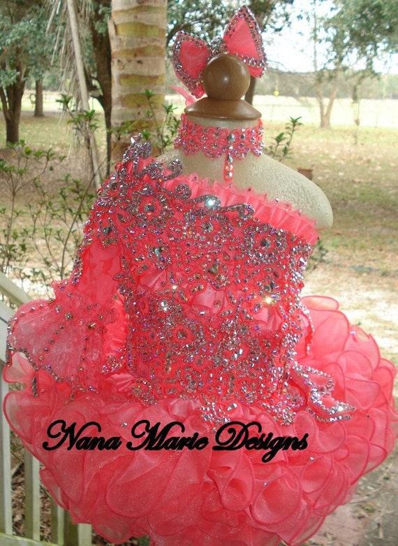 Items Similar To National Glitz Pageant Dress Custom Order By Nana