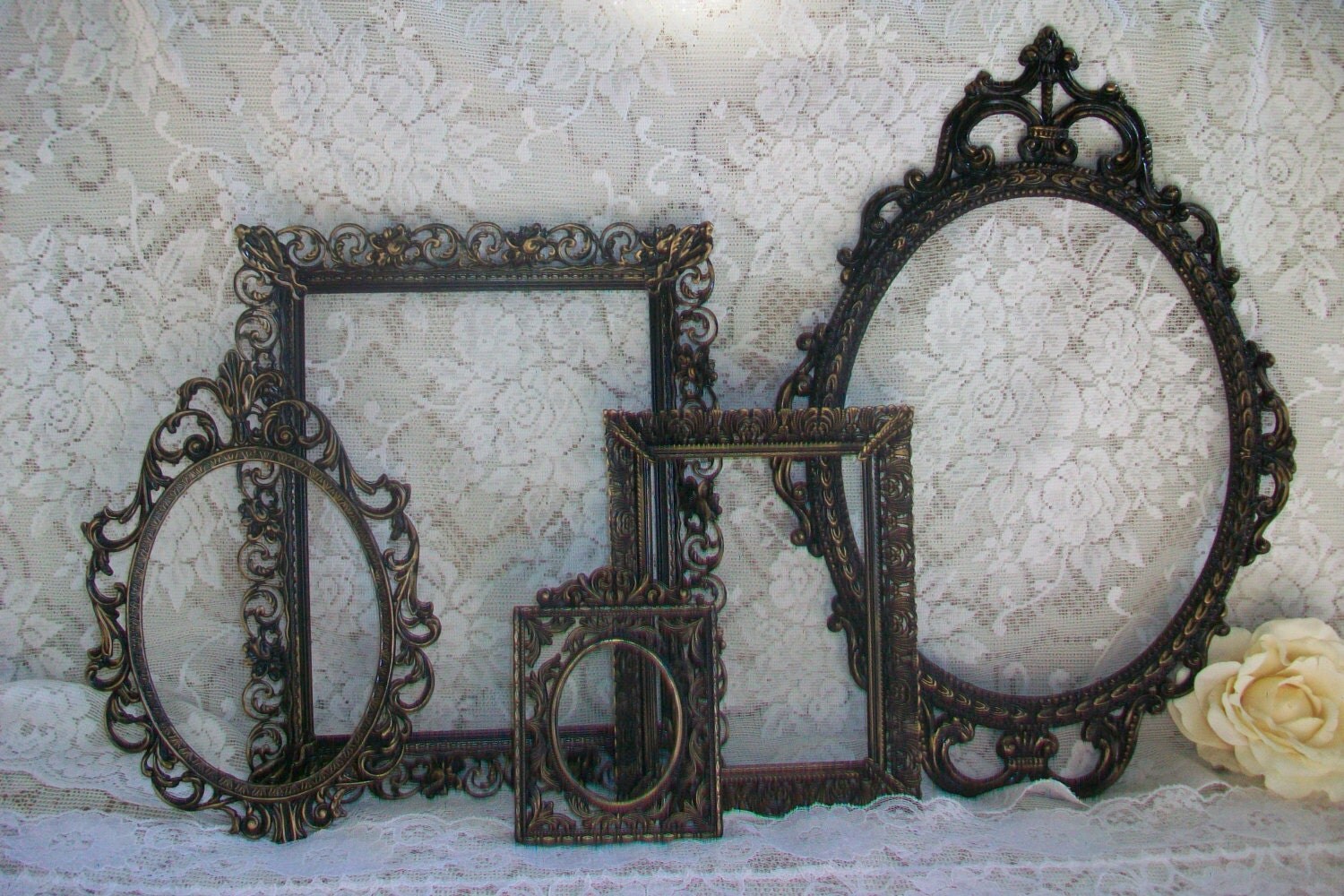 Ornate FramesVintage Frames Black Frame Set Shabby Chic