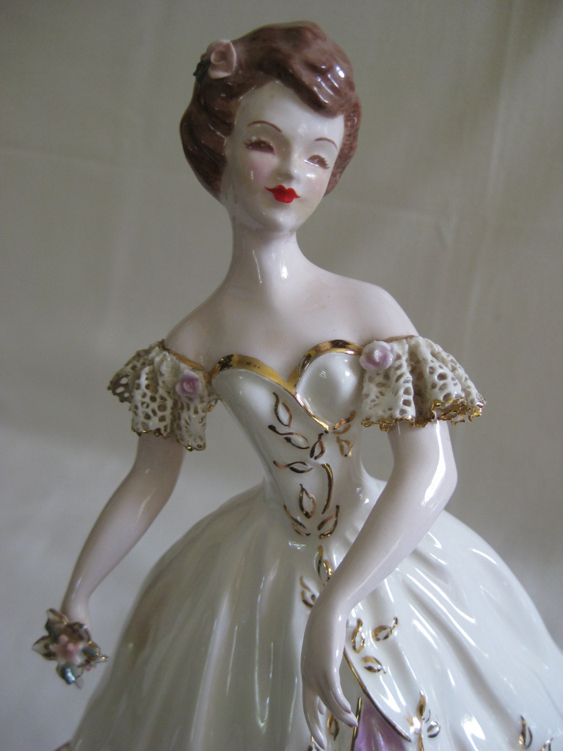 Vintage Florence Ceramics RARE Carol Figurine