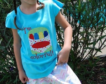 etsy crayon shirt