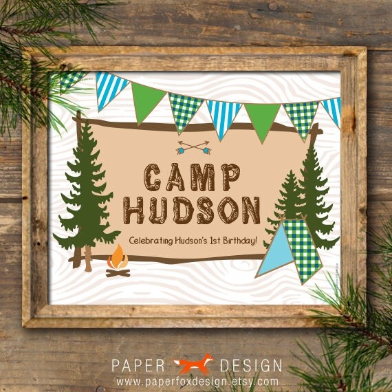 Printable Camping Signs