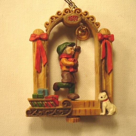 vintage hallmark christmas ornament bell ringer by vintage hallmark christmas ornament bell ringer by