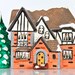 Ceramic House Vintage Figurine Lighted Department 56 1987 Highland Park Christmas Village