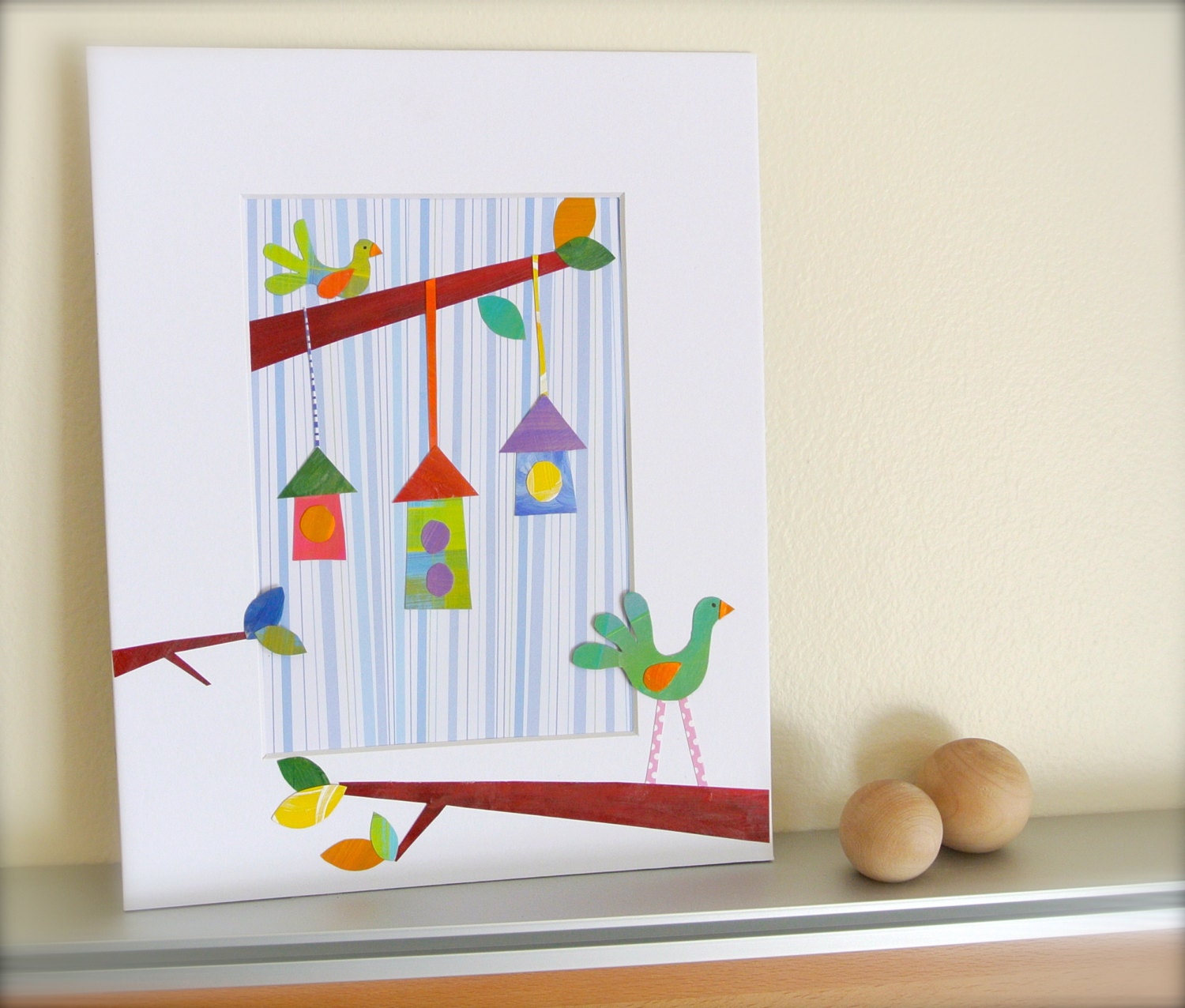 Nursery Wall Art Garden Theme Wall Decor for Girls