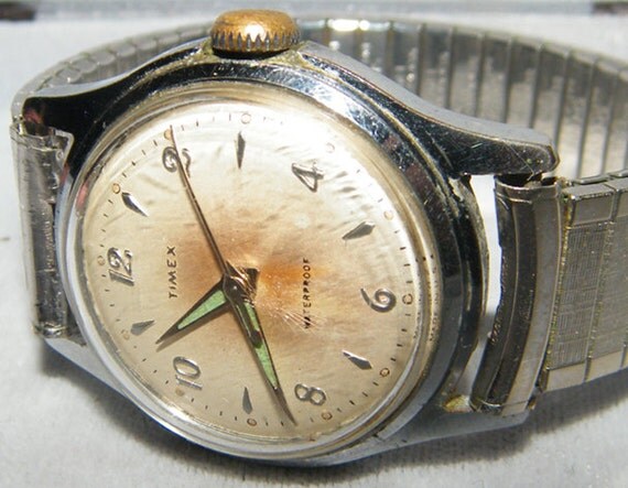 Vintage Timex US Time Corp Mechanical Windup Waterproof