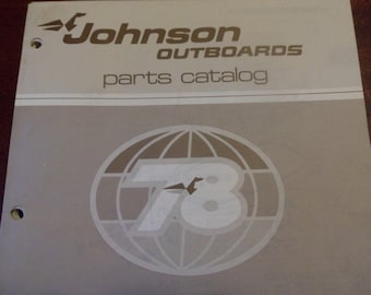 1978 Johnson Outboard Motors Parts Catalog