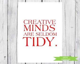 Creative Minds Printable PDF - Choose Colors and Size