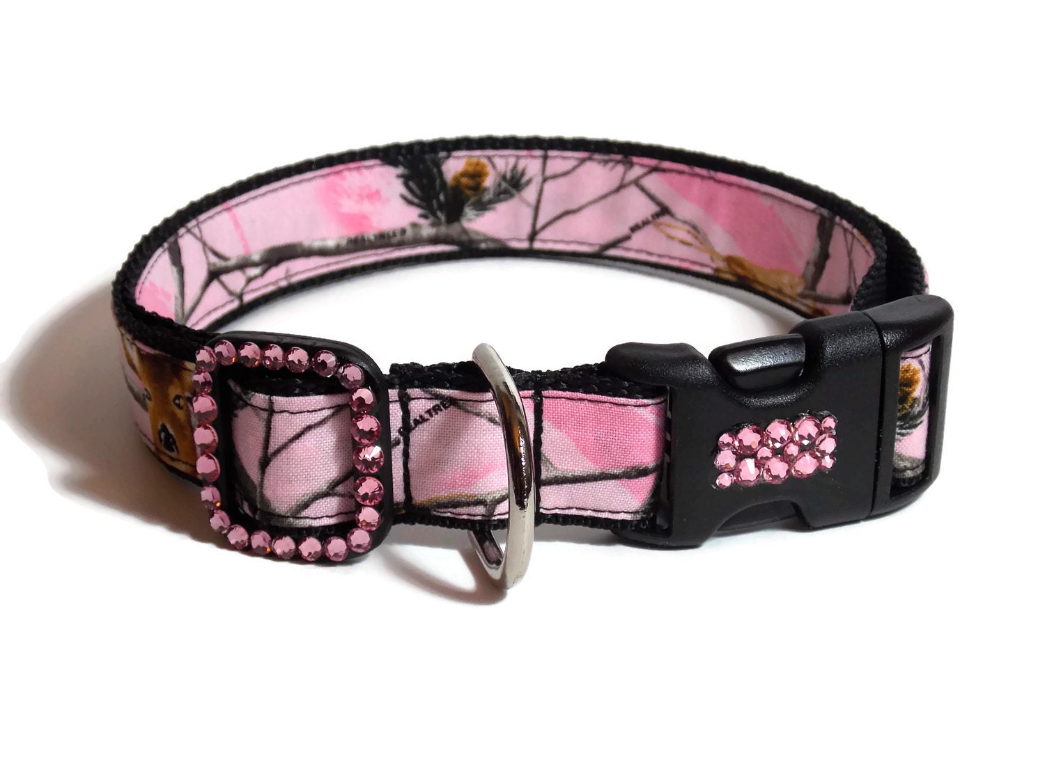 camo collars real pink camo collar with swarovski crystals camo collars real pink camo collar with swarovski crystals