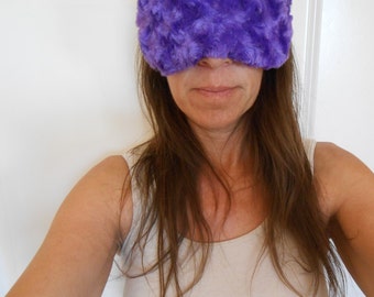 Perfectly Purple Minky Sleep Mask