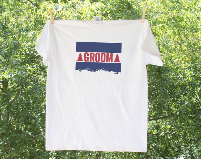 Colorado - Groom with wedding date (can personalize with wedding colors) - TW
