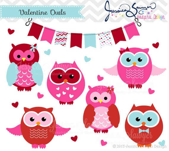 httpslisting175268488instant download valentine owl clipart