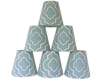 Chandelier Shade Sconce Clip-On Lamp Shade Lampshade Mill Creek Donetta Cascade Made to Order