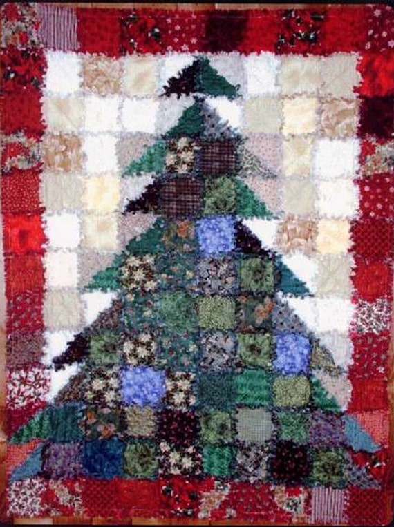 Oh Christmas Tree Rag Quilt Pattern By Karla Alexander