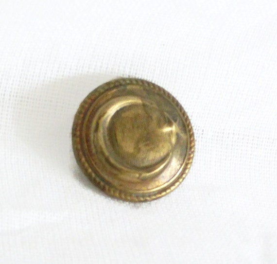 Vintage Brass Button 30