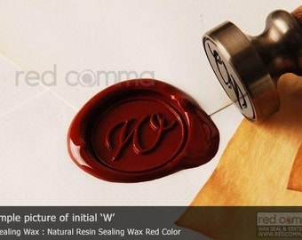 Calligraphic Initial Seal - Alphabet Sealing Wax Seal - Alphabet Stamp - 1 Piece
