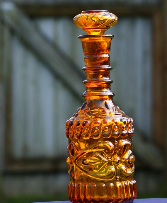 jim beam glass decanter