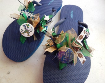 notre dame flip flops