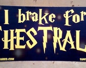 Ich Bremse für Thestrale Harry-Potter-Aufkleber