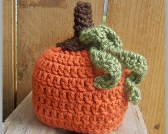 Baby Pumpkin Hat Pattern ... Instant Download