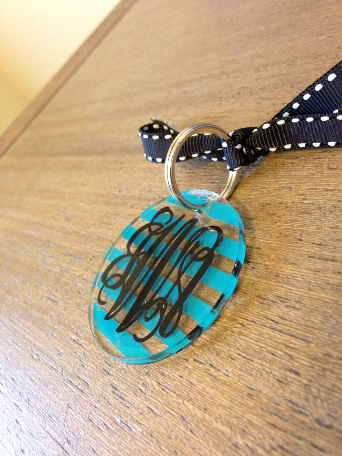 Vine Monogram Key chain