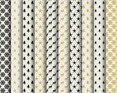 60% OFF SALE Digital Papers Gold and Black Christmas Scrapbook Papers Christmas Backgrounds November Finds Christmas Gifts for Her Il_170x135