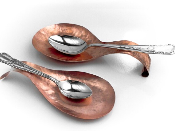 Spoon Rest Copper Handmade to Order Kitchen Accessory