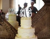 Items similar to Monogram Cake Topper on Etsy