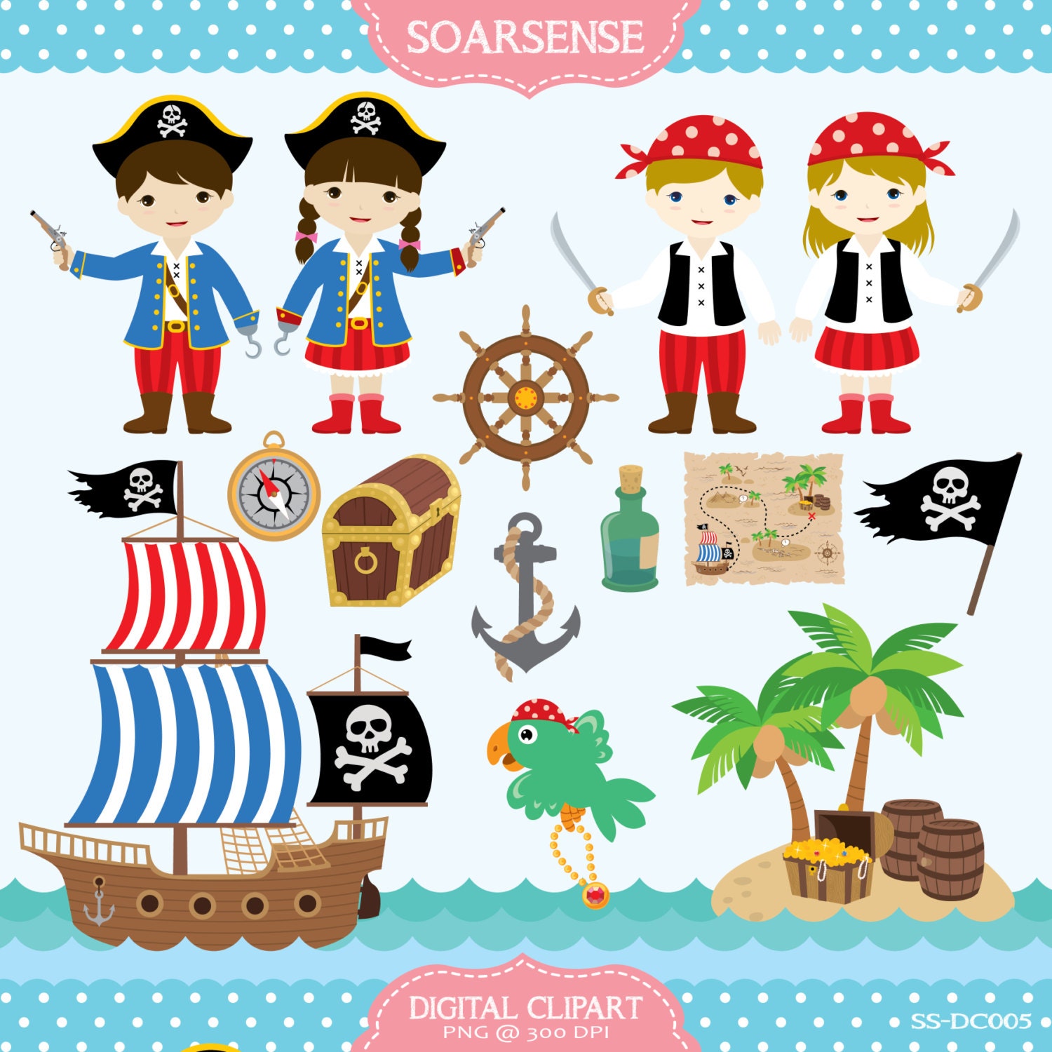 pirate map clipart - photo #47