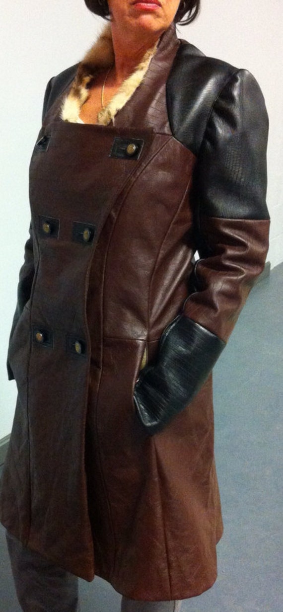 Items similar to Leather Armor Coat on Etsy