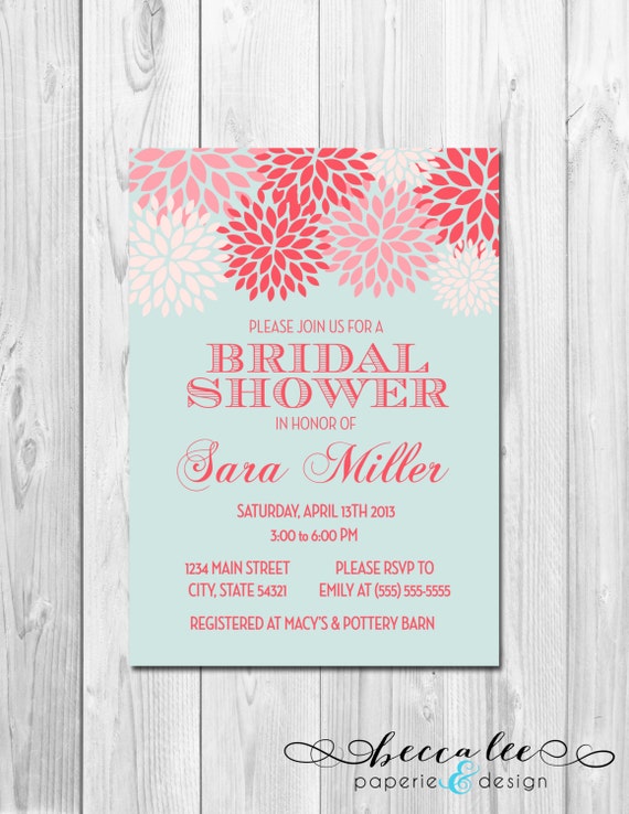 Bridal Shower, Birthday Party, Bachelorette Party, Engagement Party Invitation - Pink Pom Poms - DIY - Printable Il_570xn