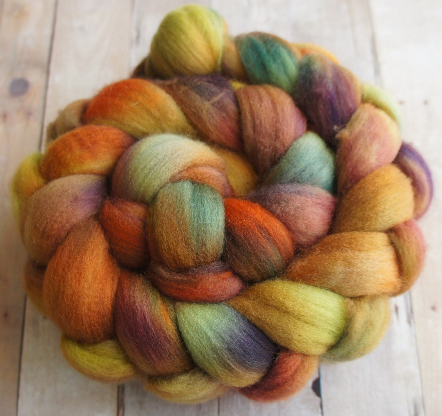 Merino Wool Roving Hand Painted Felting or Spinning Fiber