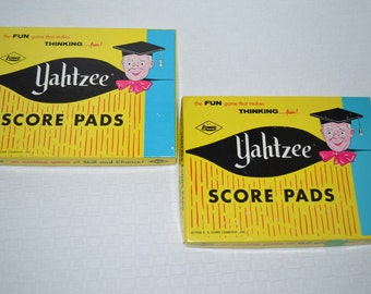 popular items for yahtzee score pads on etsy