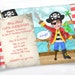 Pirate Invitation, Pirate Birthday Invitation, Pirate Party, Printable Invitation, Photo Picture Kid Birthday Invite, Boy Birthday