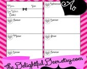 Items similar to Filofax Printable Week on 2 Pages WO2P With GOALS A5 ...