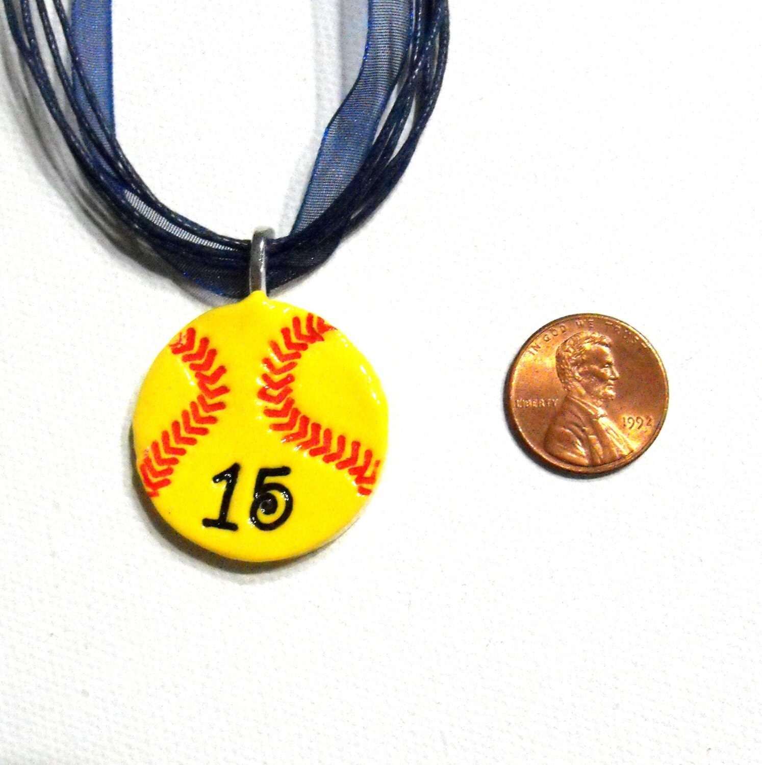 11 SoftBall Necklaces Personalized with by RockThePepRally on Etsy