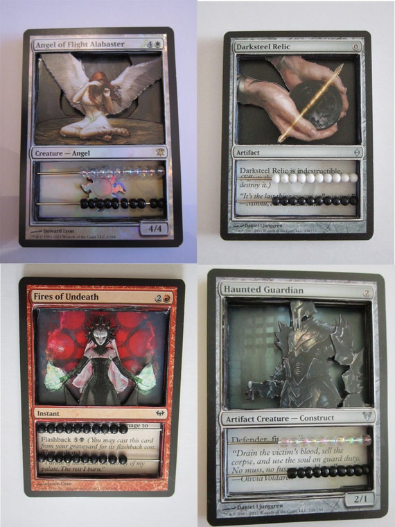 Magic the Gathering 3D Life counter w/ Plastic Beads A