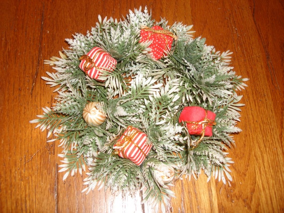 vintage christmas candle ring wreath 1970 s vintage vintage christmas candle ring wreath 1970 s vintage