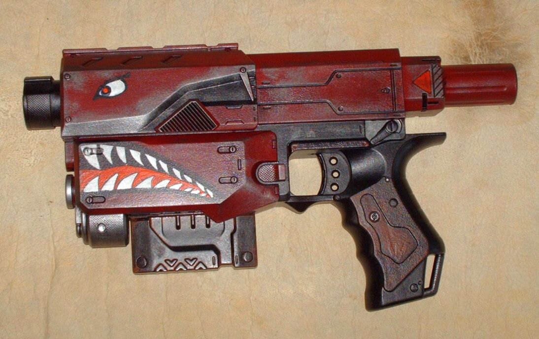 Borderlands 2 Custom Painted Nerf Recon Space Gun Cosplay LARP