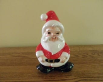 Lefton Winking Santa Napkin Holder