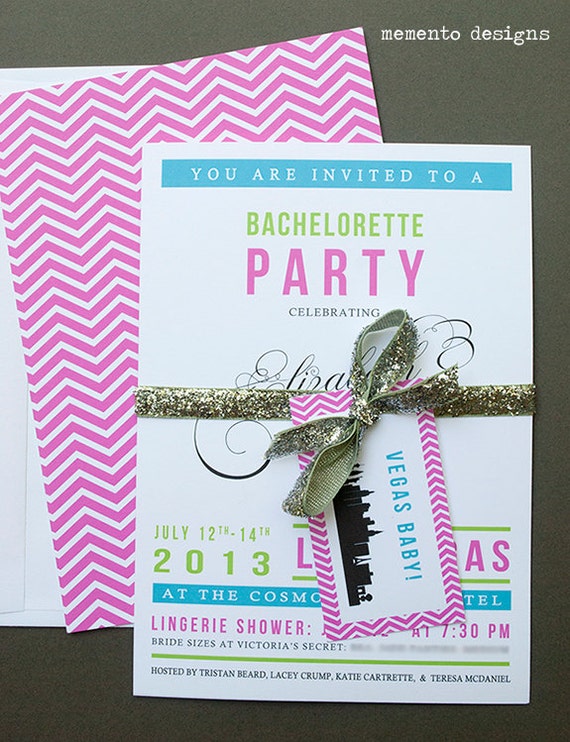 Diy Lace Bachelorette Invitations 3