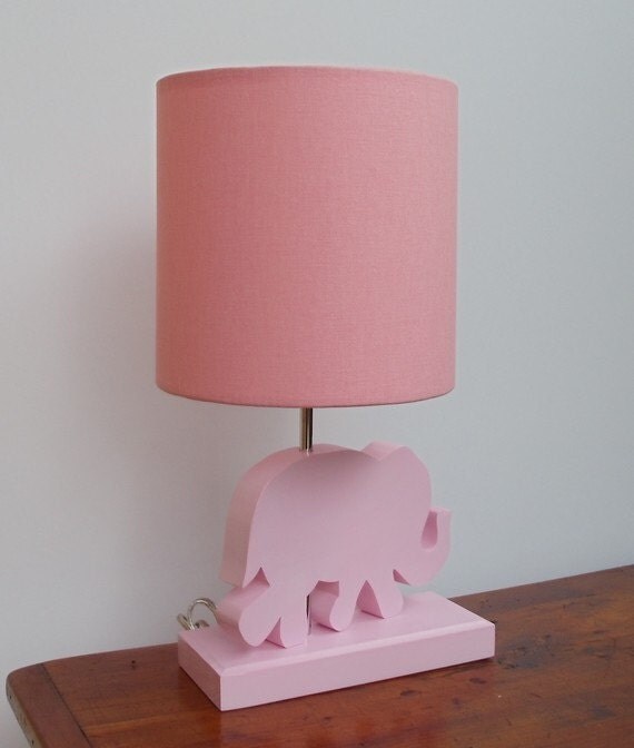 Small Pink Drum Lamp Shade Nursery or Girl's Lamp Shade