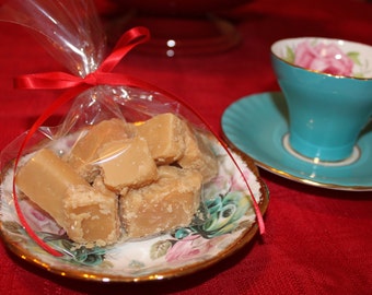 Traditional English Butter Fudge, Handmade Butter Fudge, Handmade Gourmet Confection, Organic and Gluten Free, Tea Party, Candy Sweets
