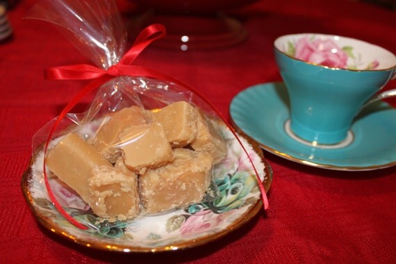 Traditional English Butter Fudge, Handmade Butter Fudge, Handmade Gourmet Confection, Organic and Gluten Free, Tea Party, Candy Sweets