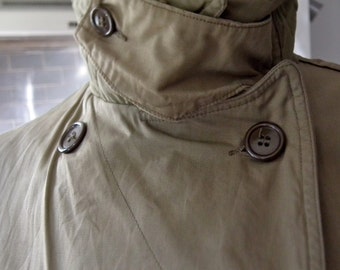 American Army Driver Three Quarter Length, Double Breasted Coat.