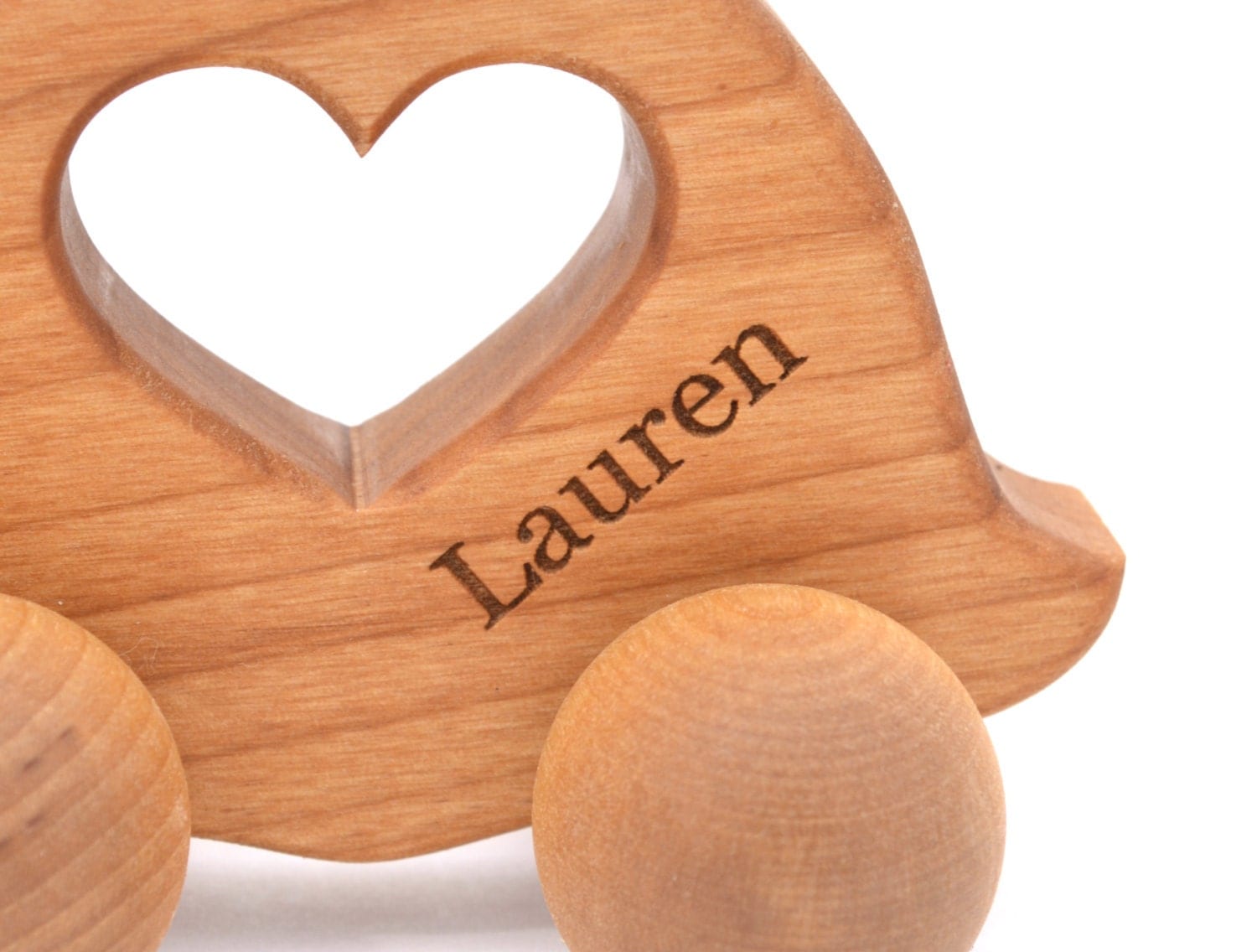 Personalized Wooden Toy Waldorf Wood Animal Toy Natural