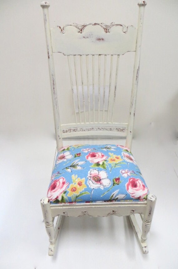 vintage shabby chic nursing rocking chair by theyellowcanopy vintage shabby chic nursing rocking chair by theyellowcanopy
