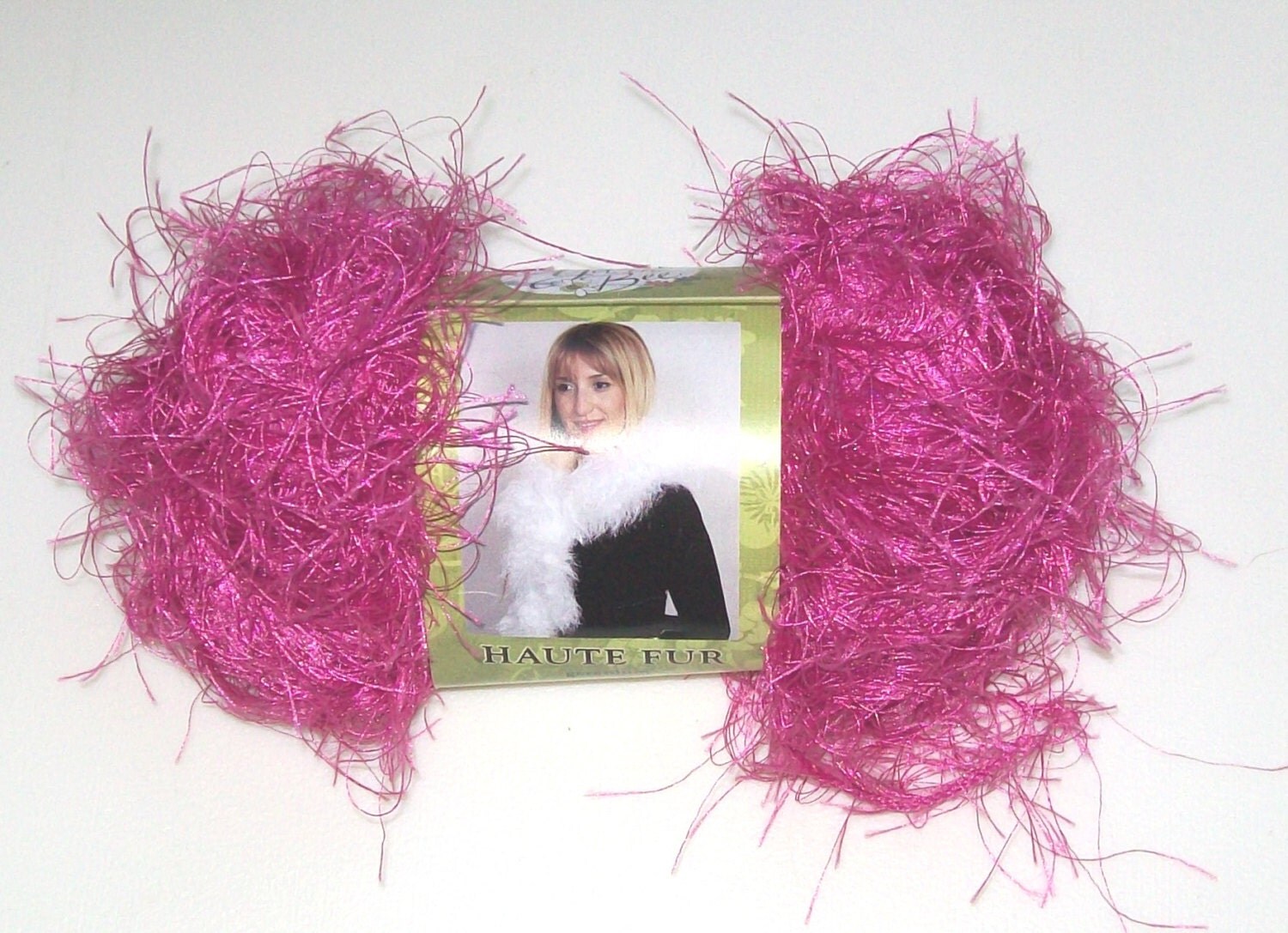 Destash One Skein Yarn Bee Haute Fur Eyelash Yarn